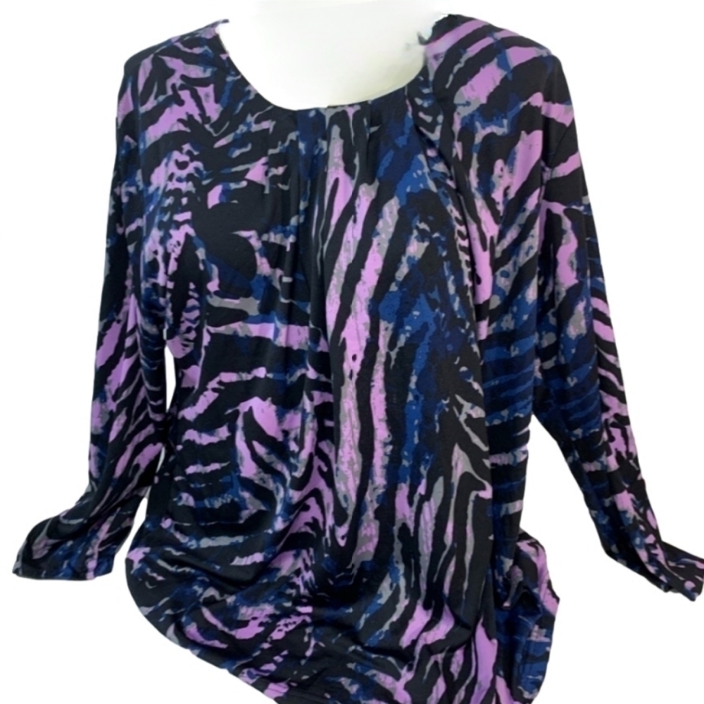 Haggar Patterned Blouse